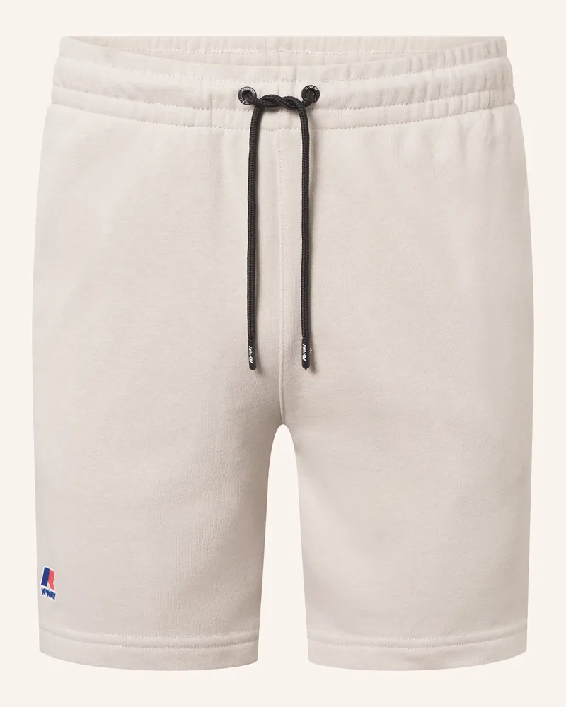 K-Way Sweatshorts LE VRAI DORIAN POLY COTTON Beige