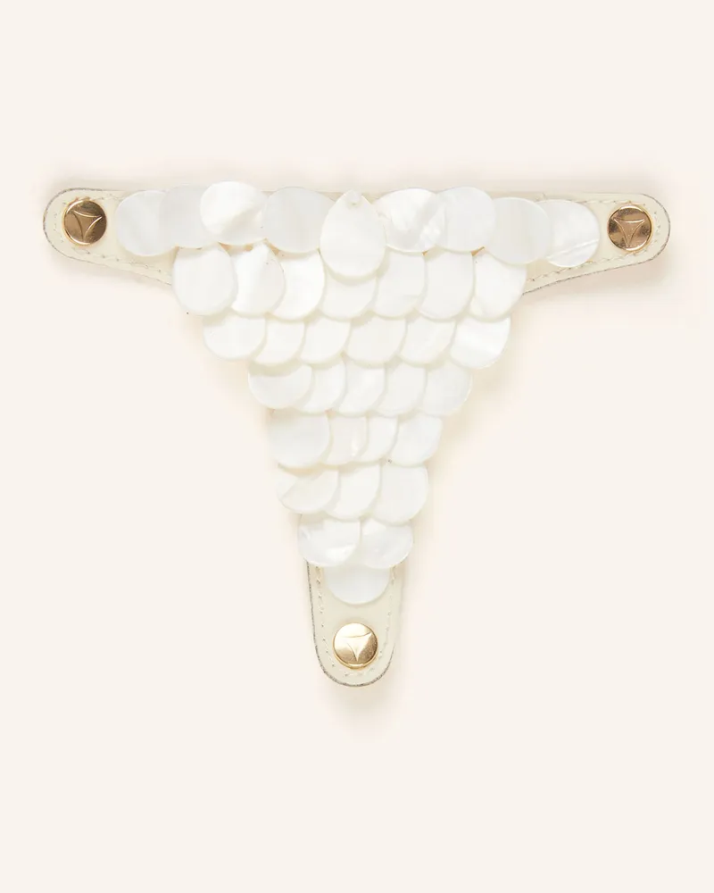 Hey Marly Sandalen-Topping SHINY PEARL Ecru