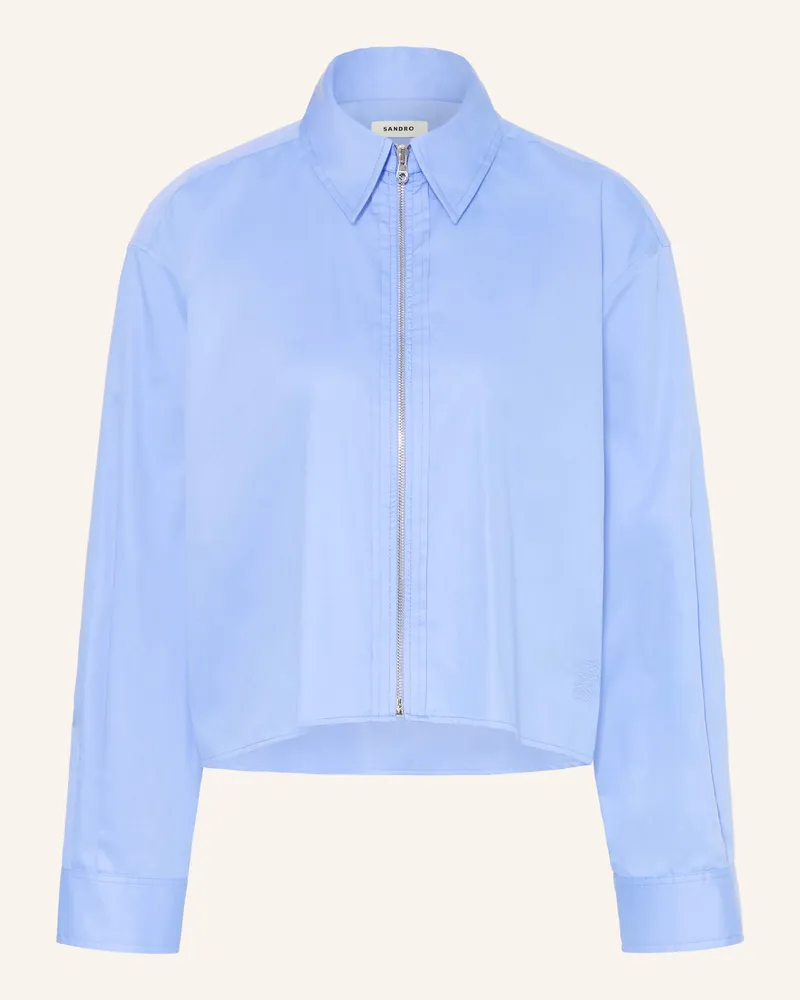 Sandro Hemdbluse blau Hellblau