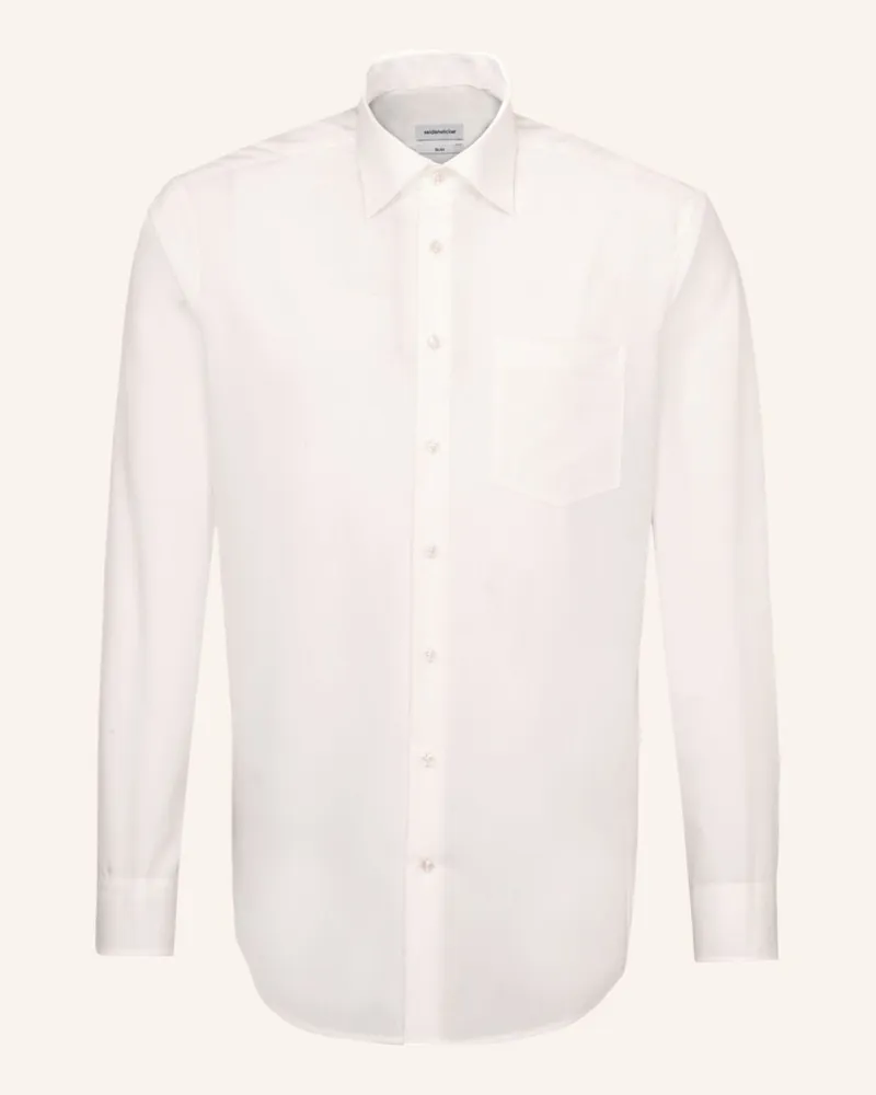 Seidensticker Business Hemd Regular Fit weiss Ecru