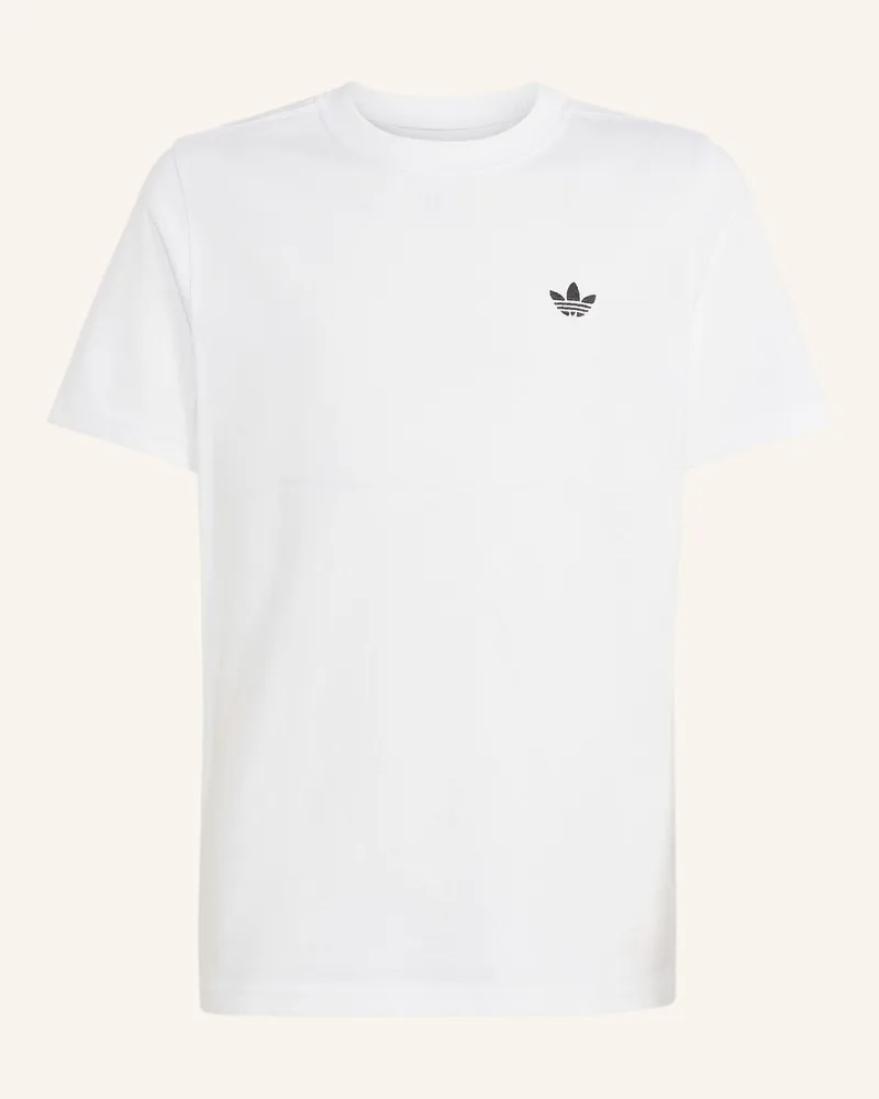 adidas T-Shirt, Regulär Geschnitten weiss Weiss