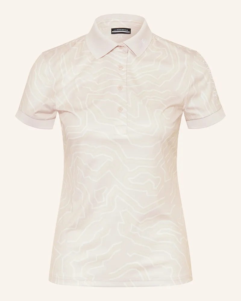 J.Lindeberg Funktions-Poloshirt Creme