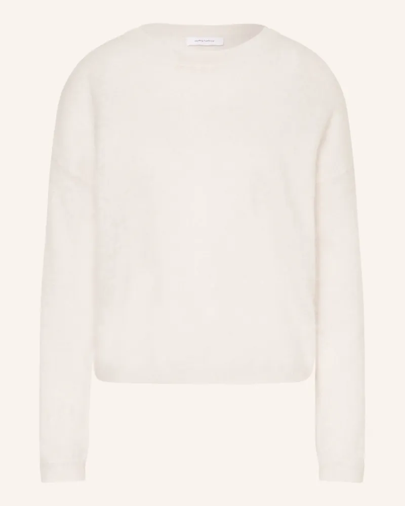 Darling Harbour Cashmere-Pullover weiss Creme