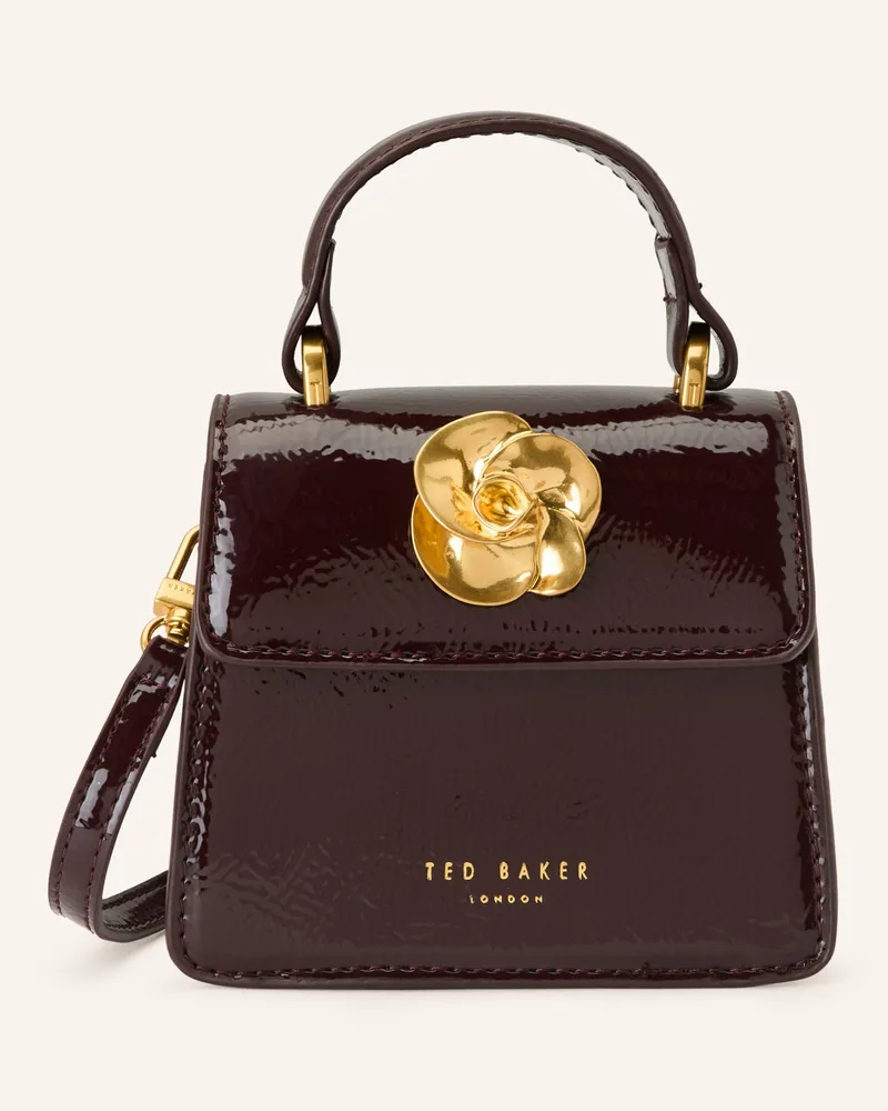 Ted Baker Micro Bag ROSELAH Dunkelrot