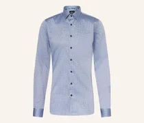 Hemd No. Six Super Slim Mit Extralangem Arm blau