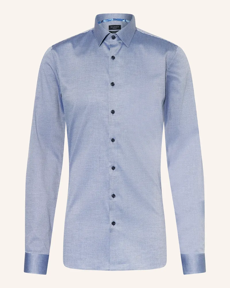 Olymp Hemd No. Six Super Slim Mit Extralangem Arm blau Dunkelblau