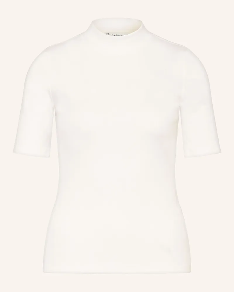 Knowledge Cotton Apparel T-Shirt Weiss