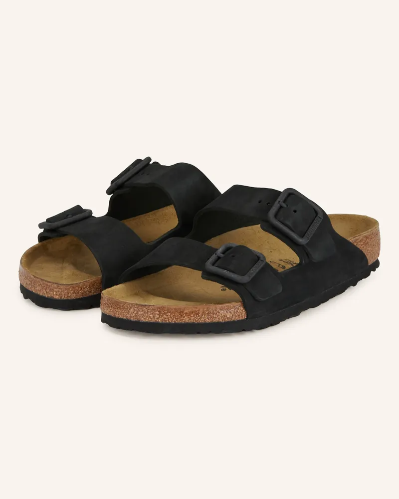 Birkenstock Pantoletten Arizona schwarz Schwarz