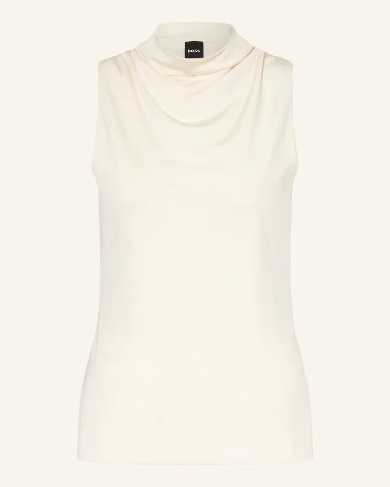 HUGO BOSS Top Ecary weiss Creme