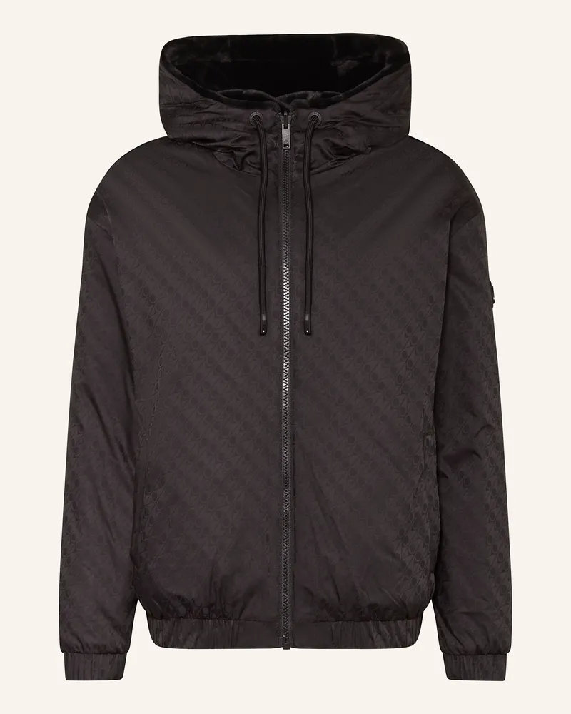 Moose Knuckles Jacke BUNNY zum Wenden Schwarz