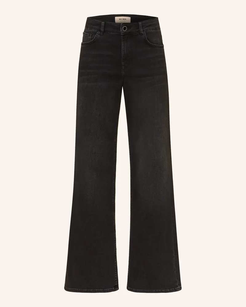 Mos Mosh Wide Leg Jeans Mmdara Hera schwarz 801