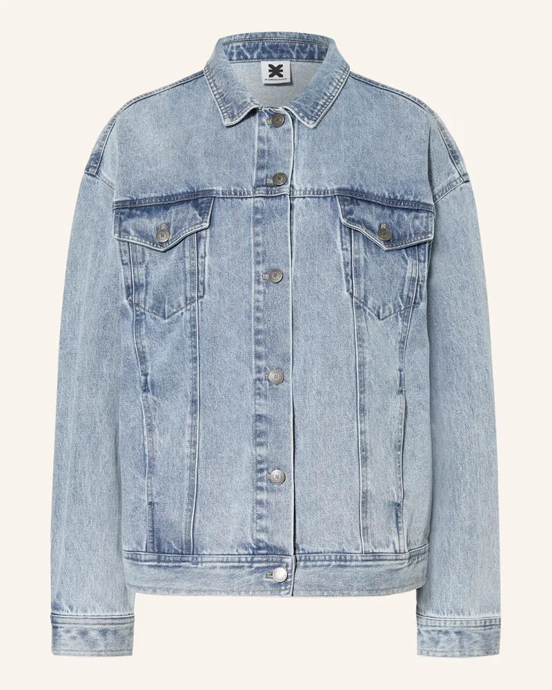 Karo Kauer Jeansjacke blau 500