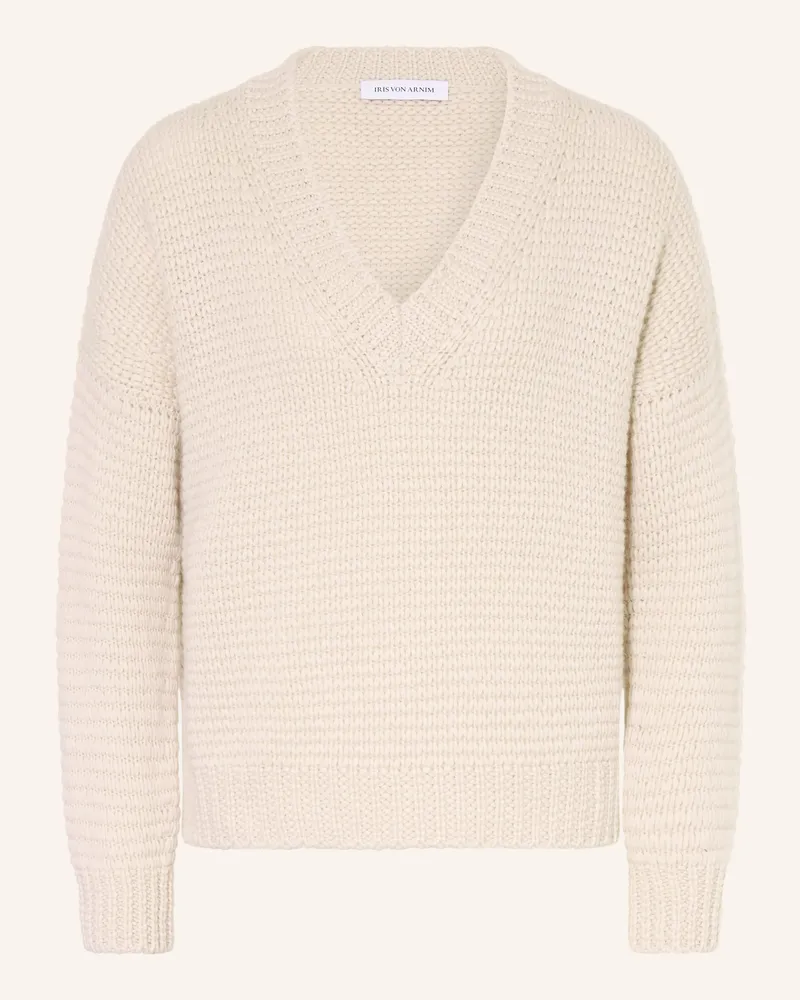 Iris von Arnim Cashmere-Pullover Magnolie beige Ecru
