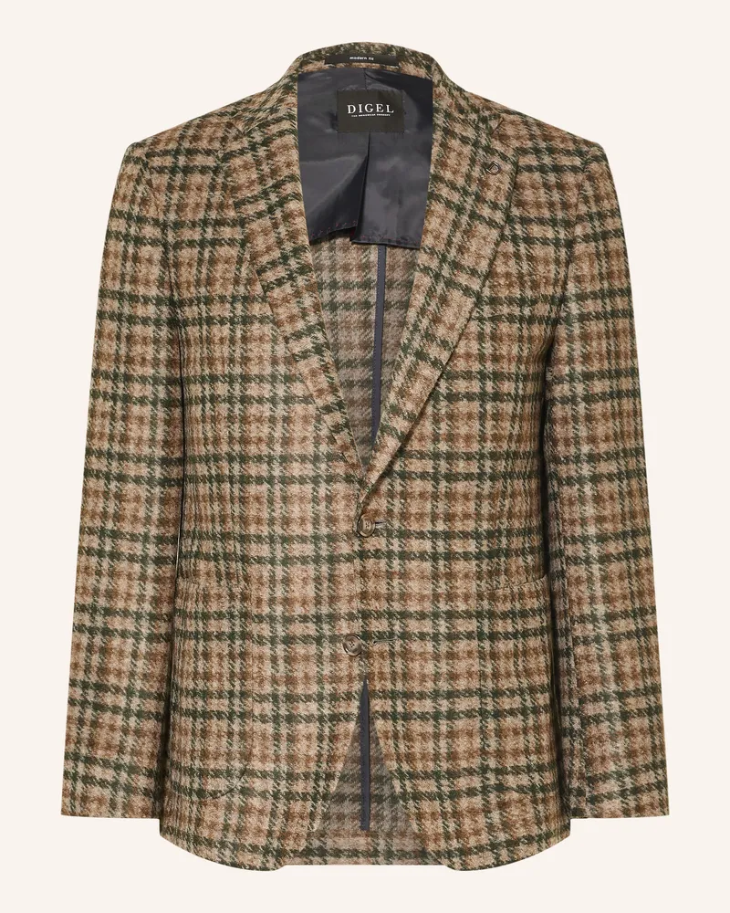 Digel Sakko Edward Modern Fit gruen Dunkelgrün