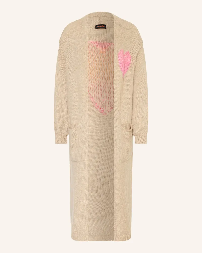 Miss Goodlife Strickhülle Mit Alpaka beige Beige