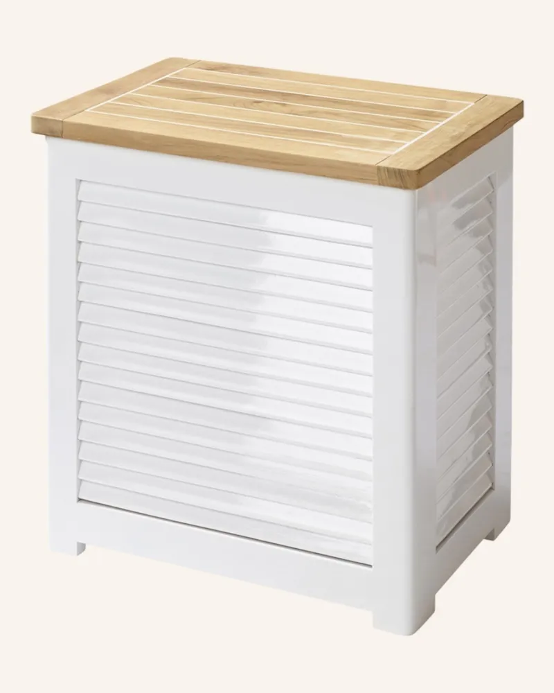 Cinas Wäschekorb Classic weiss Weiss