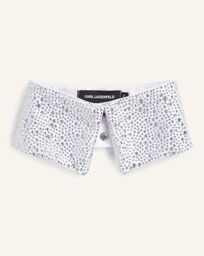 Karl Lagerfeld Halskette weiss Weiss
