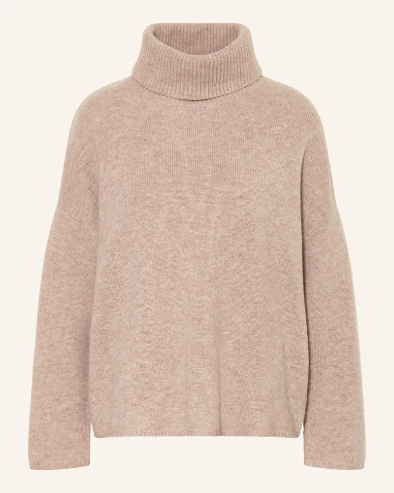 Mrs & HUGS Rollkragenpullover beige Beige