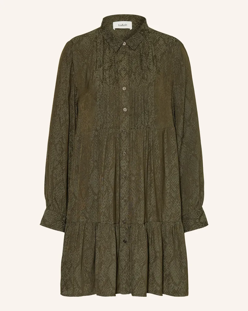 ba&sh Hemdblusenkleid Rosyna gruen Oliv