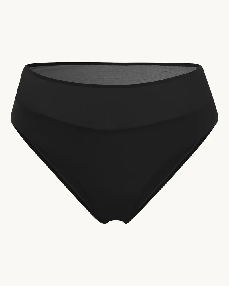 Wolford Lingerie Tanga SHEER OPAQUE PANTY Schwarz