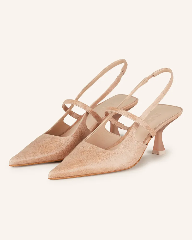 Zinda Slingpumps Kalia rosa Nude