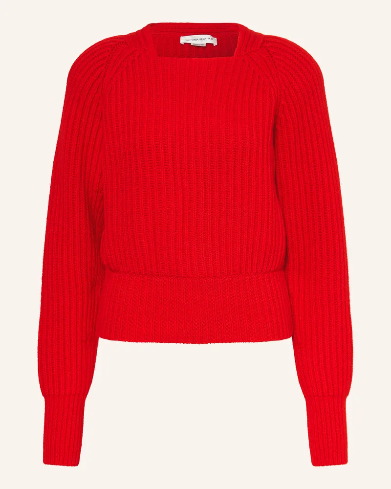 Victoria Beckham Pullover mit Cashmere Rot
