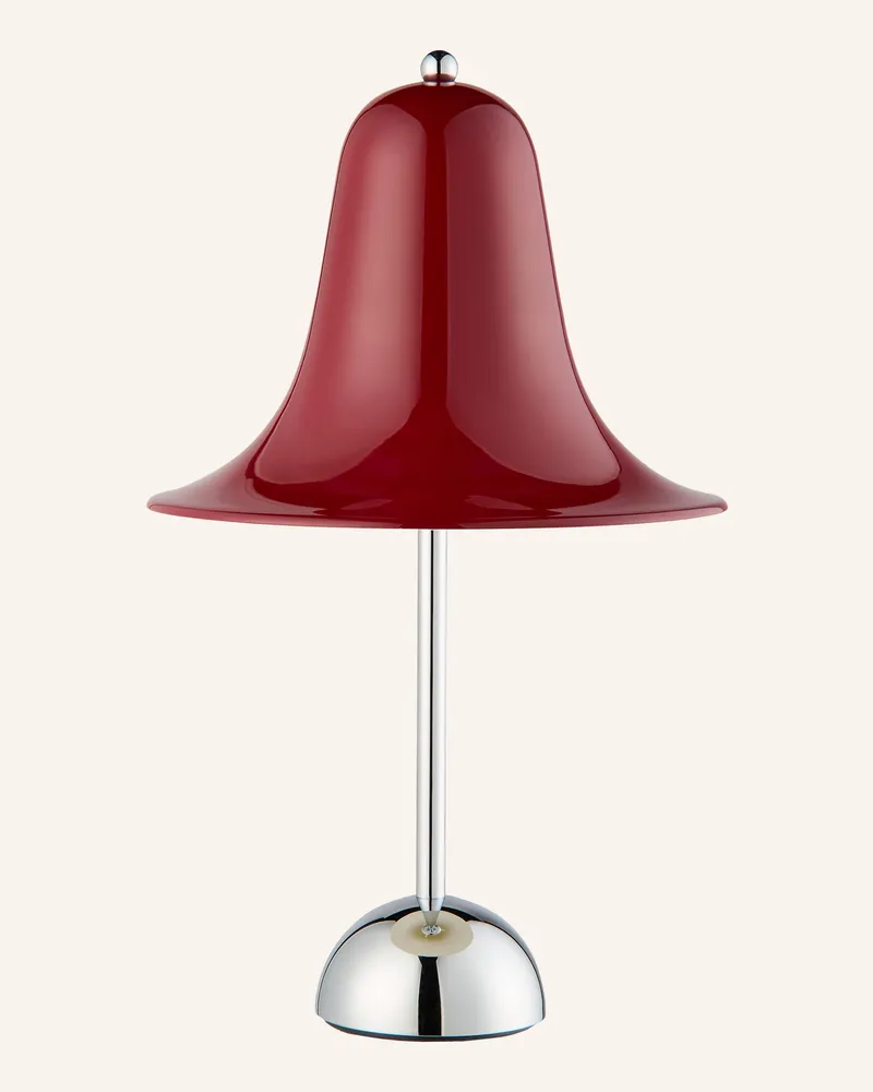 Verpan Tischleuchte Pantop rot Dunkelrot