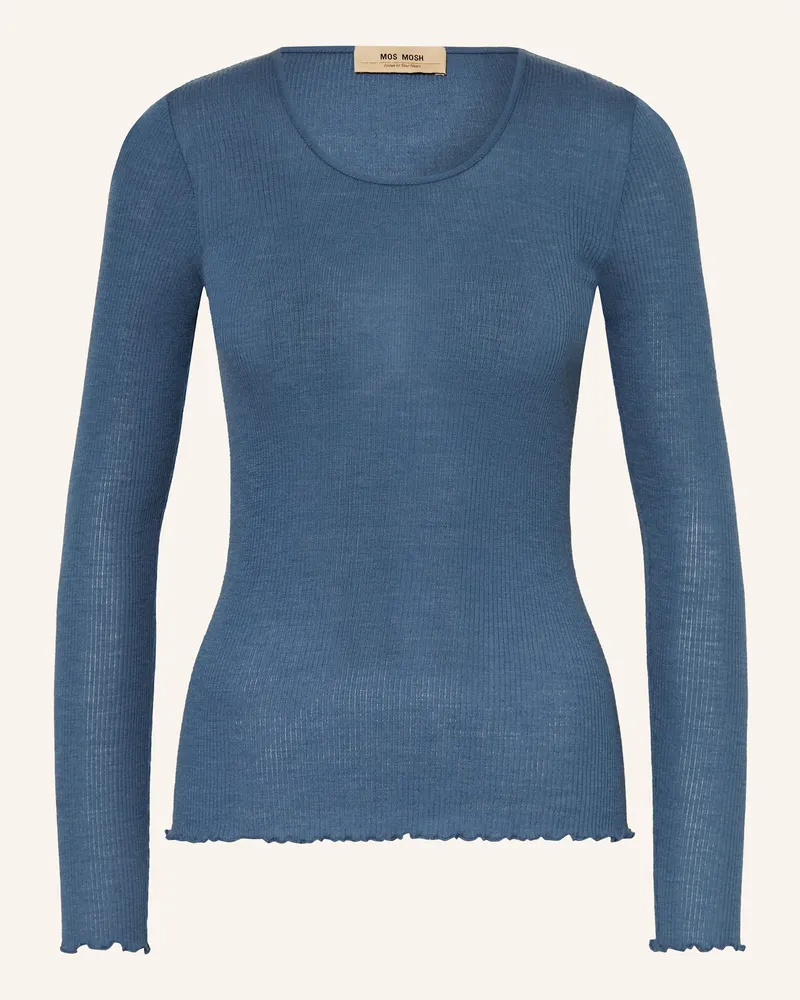 Mos Mosh Longsleeve MMELAINE Blau