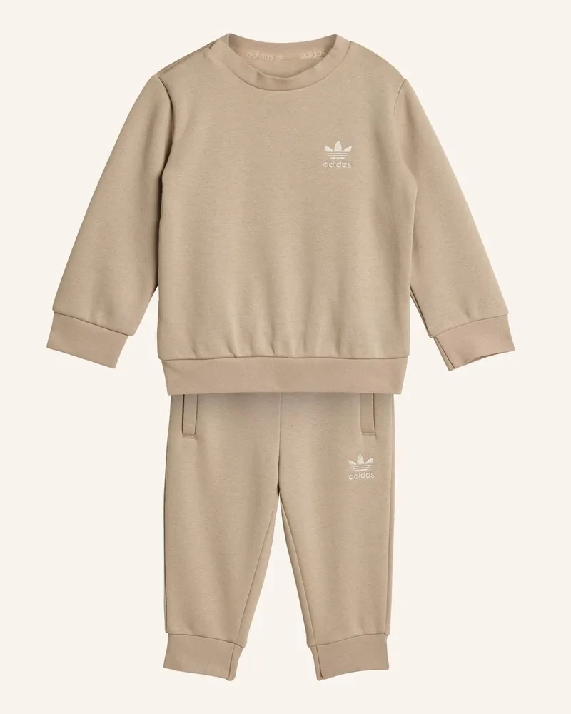 adidas KIDS CREW SET Beige