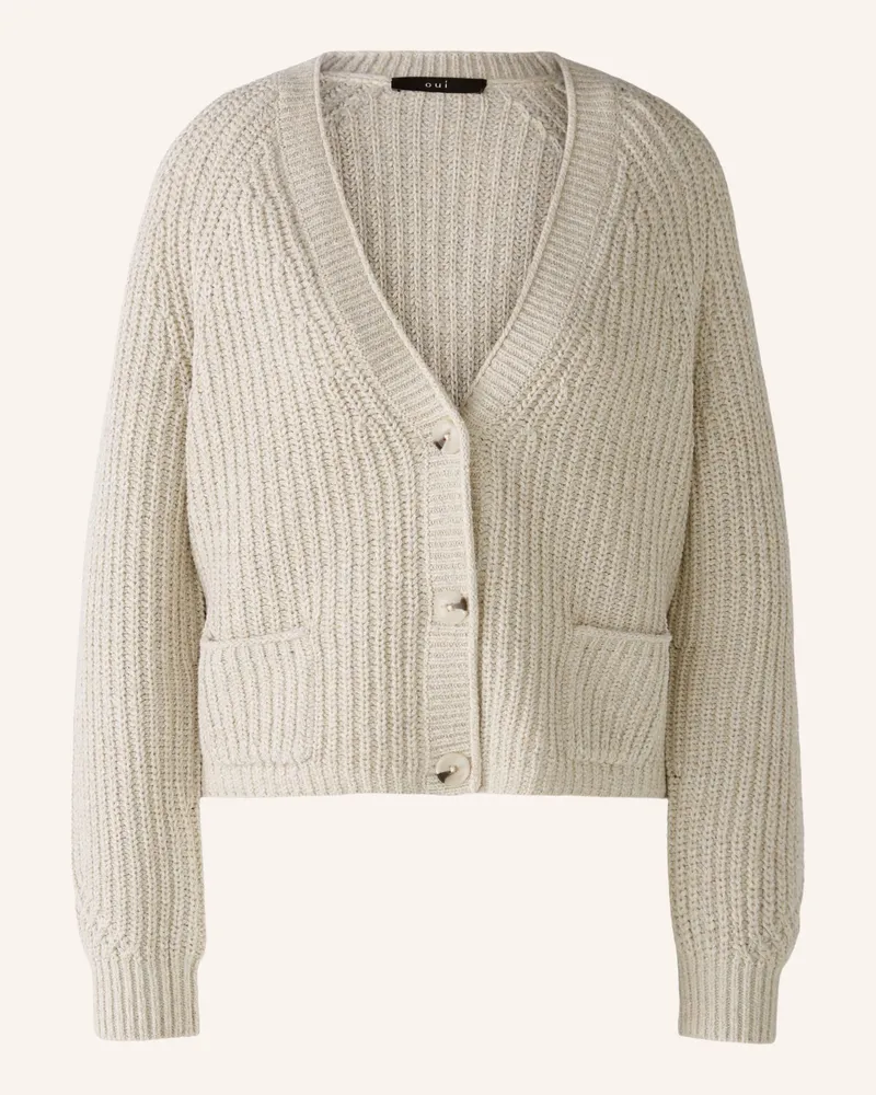 Oui  Strickjacke Lafonya beige Beige