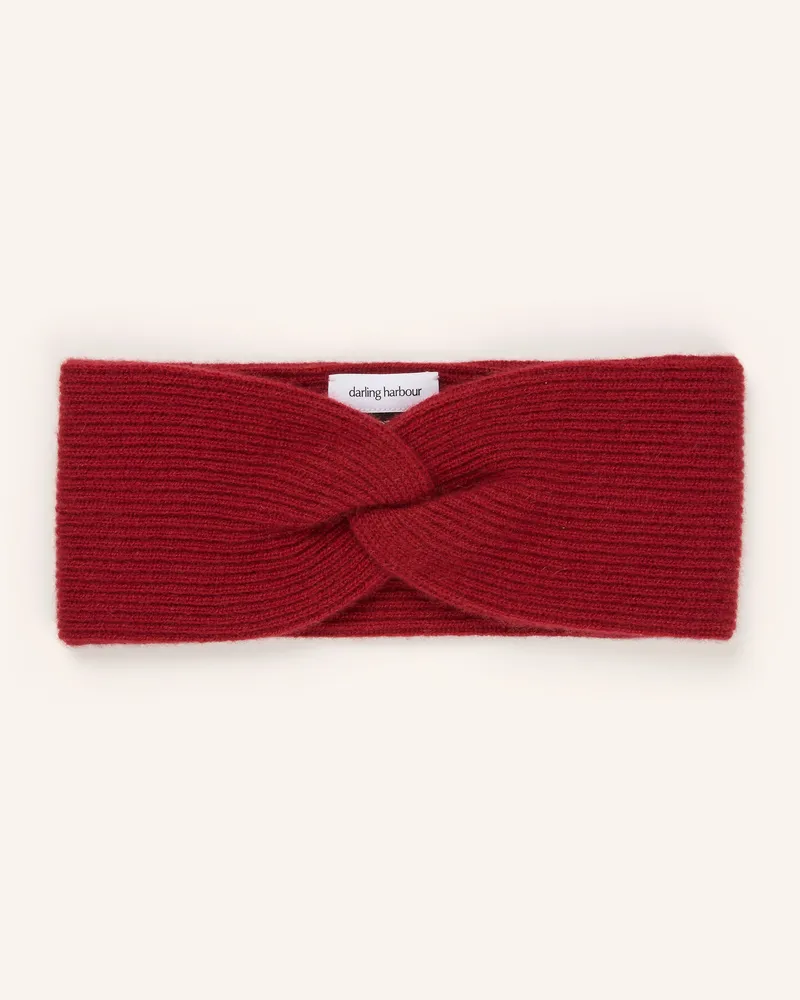 Darling Harbour Stirnband Aus Cashmere rot Brick