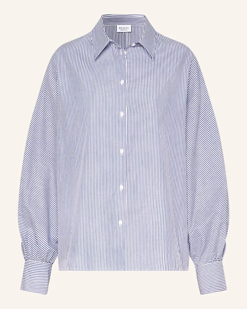 DESOTO Hemdbluse blau Dunkelblau