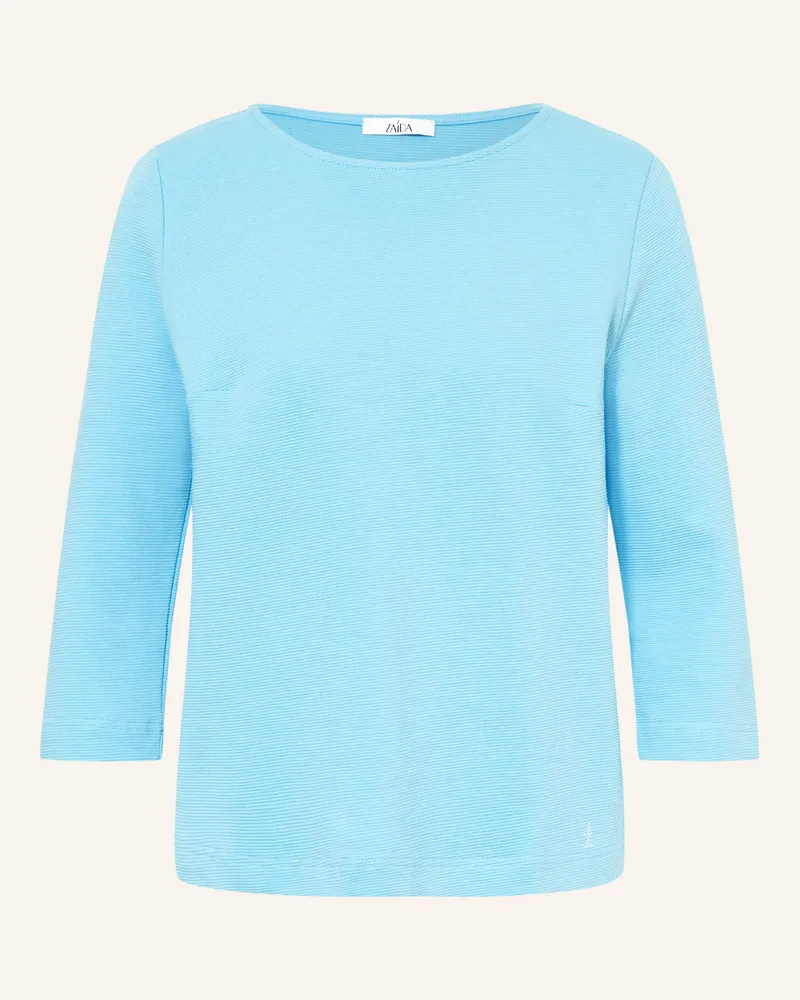 ZAíDA Shirt mit 3/4-Arm Türkis