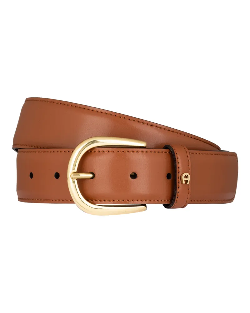 Aigner Ledergürtel Business braun Cognac