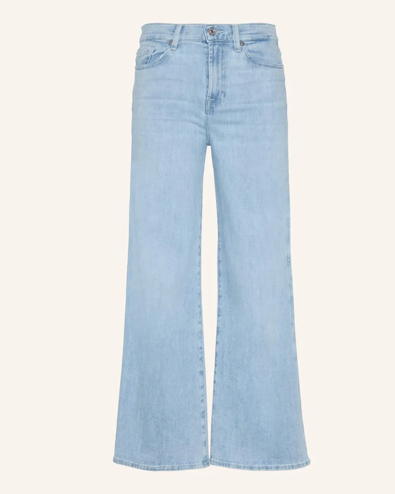 7 for all mankind Wide Leg Jeans Lotta Ankle blau Blau