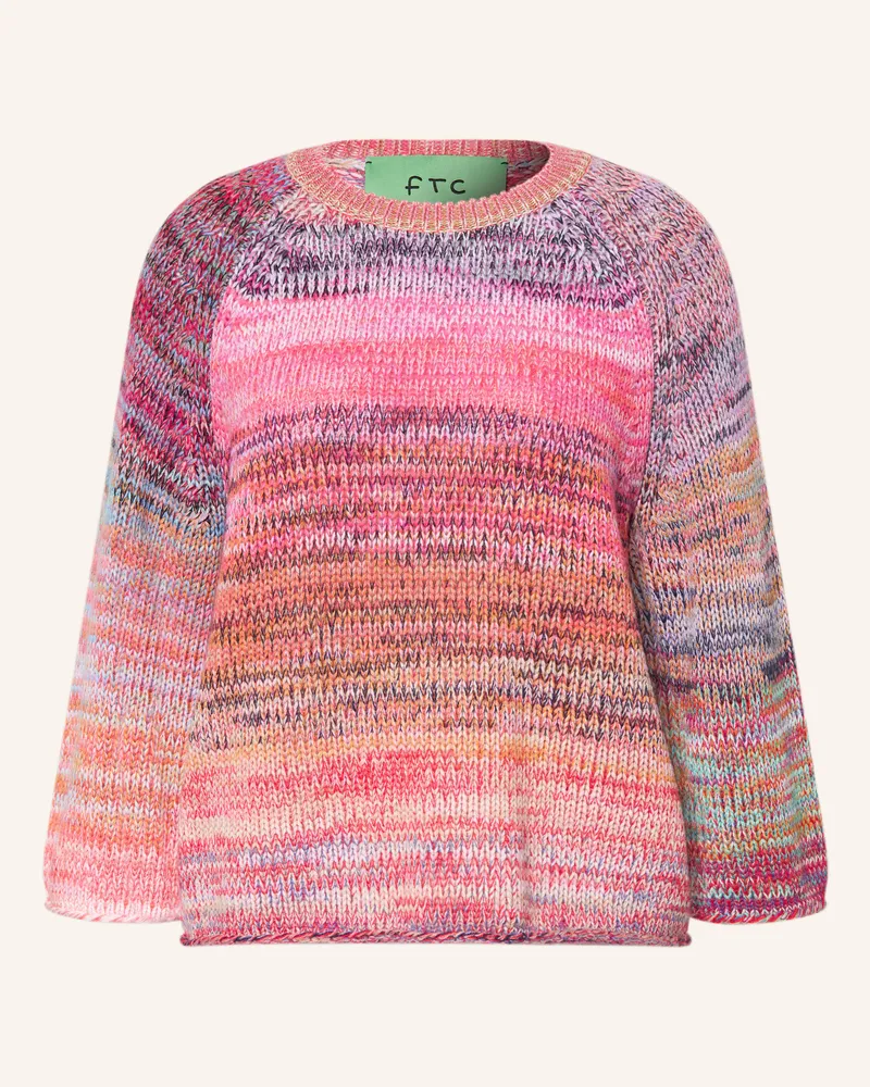 FTC Cashmere Pullover Mit Cashmere rot Pink