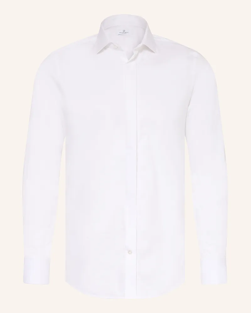 Wilvorst Smoking-Hemd Body Fit weiss Weiss