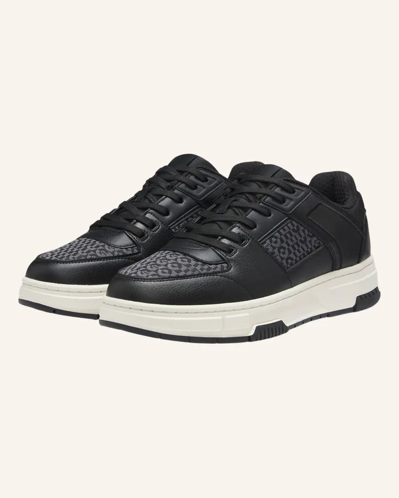HUGO BOSS Sneaker YARROW_TENN_MEPULG Schwarz