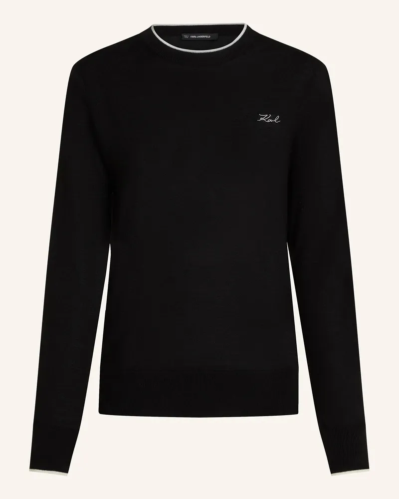 Karl Lagerfeld Sweatshirt schwarz Schwarz