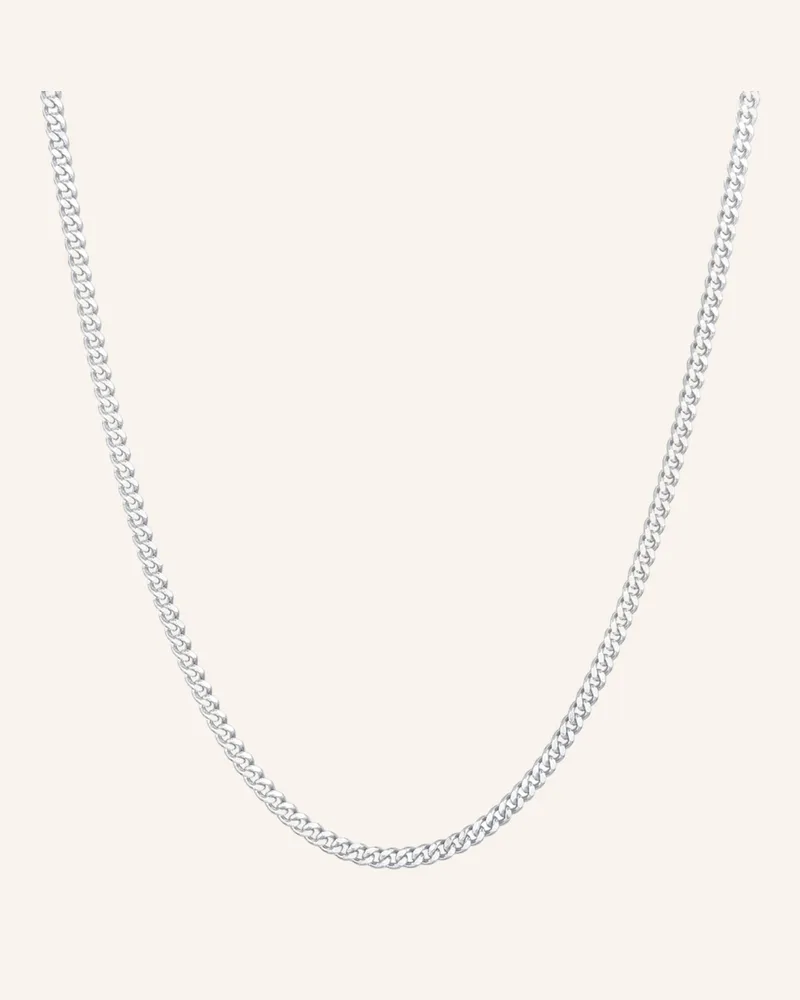 KUZZOI Halskette silber Silber