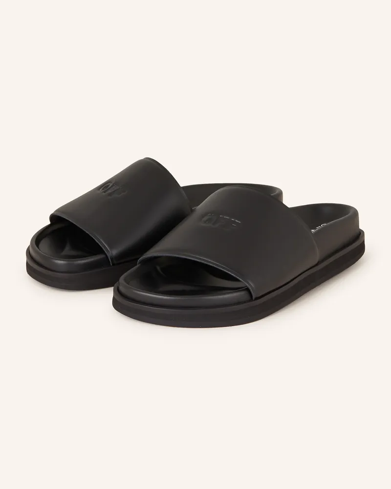OFF-WHITE Pantoletten Cloud Off schwarz Schwarz