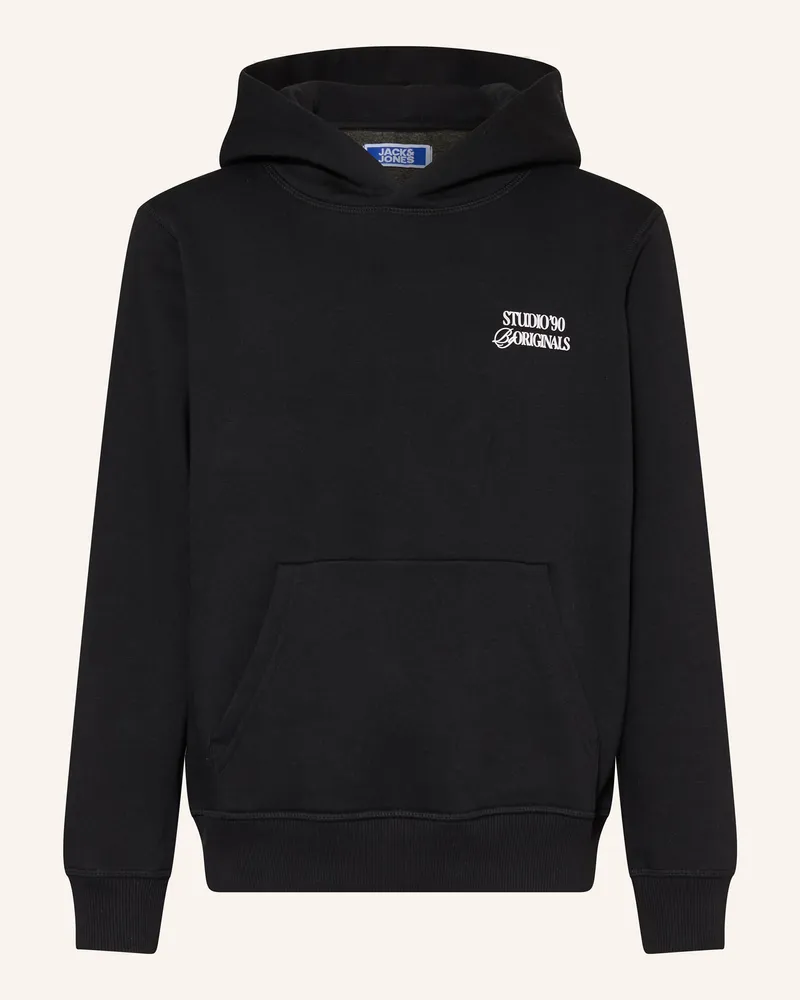 Jack & Jones Hoodie schwarz Schwarz