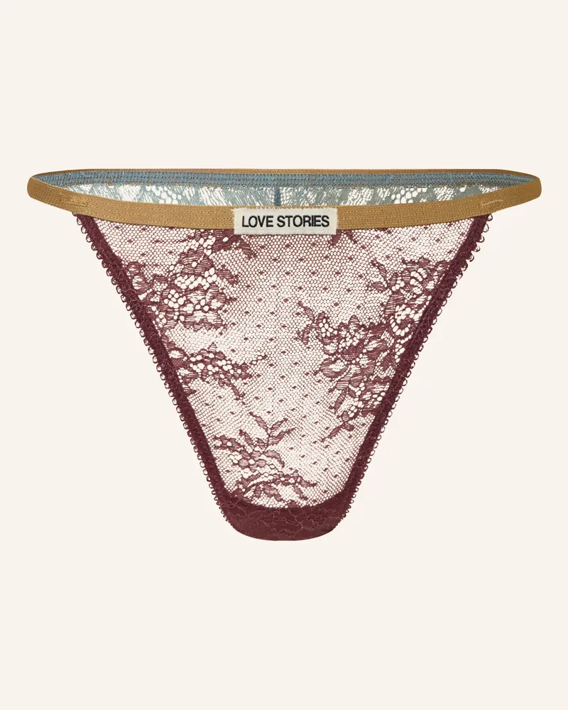 LOVE Stories Slip Wild Rose rot Dunkelrot