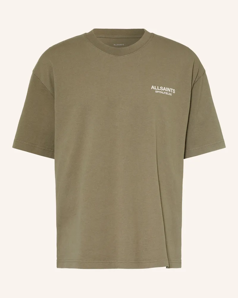 AllSaints T-Shirt Shadow gruen Khaki