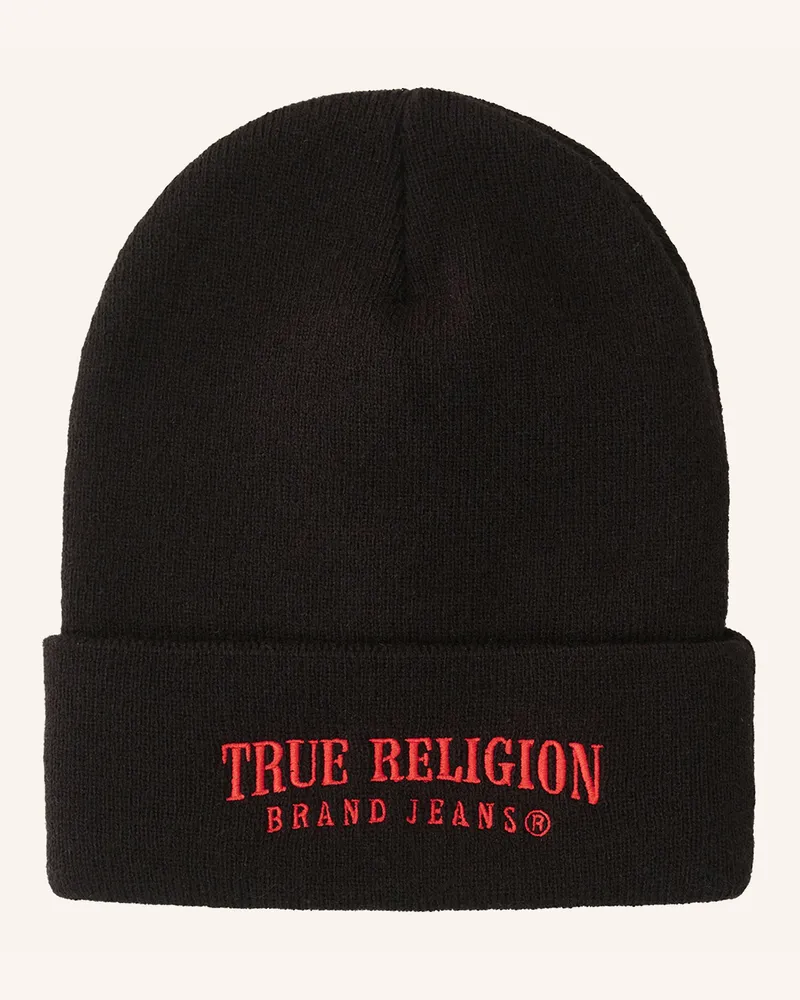 True Religion Beanie schwarz Schwarz