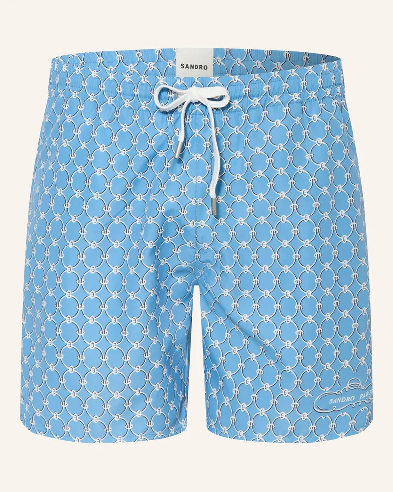 Sandro Badeshorts blau Hellblau