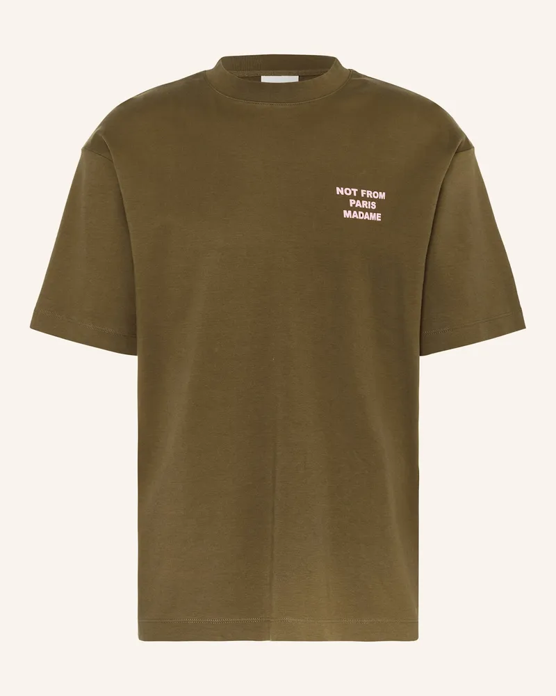 Drôle de Monsieur T-Shirt LE T-SHIRT SLOGAN Khaki