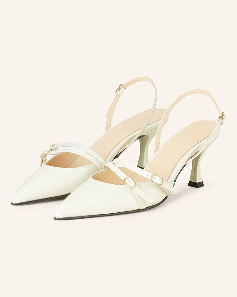 Alohas Slingpumps JOELLE - CREME Weiss