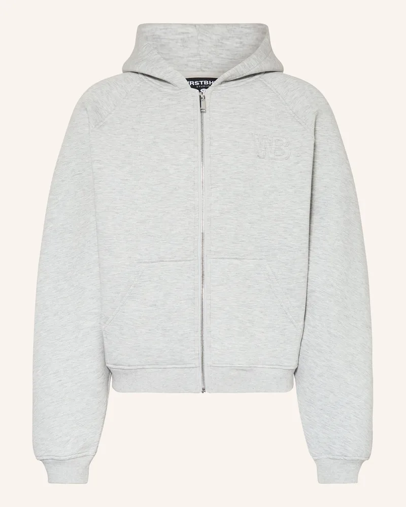 WRSTBHVR Sweatjacke GRUVEN Weiss
