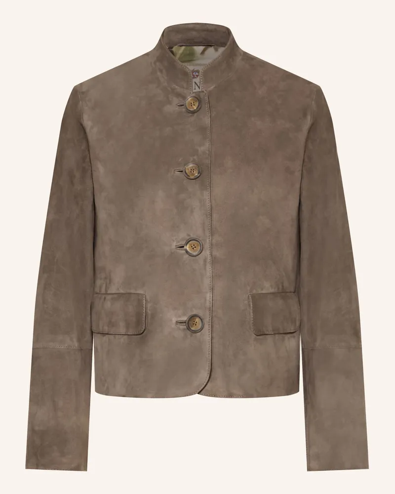 Meindl Trachten-Lederjacke L'opéra braun Braun